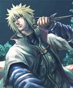 Naruto Minato Namikaze paint by number