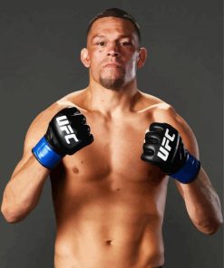 Nate Diaz UFC paint by number