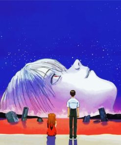 Neon Genesis Evangelion Anime paint by numbers