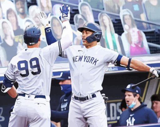 New York Yankees Players paint by number