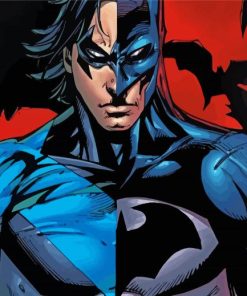 Nightwing Batman paint by numbers