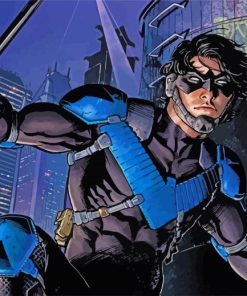 Nightwing Hero paint by numbers