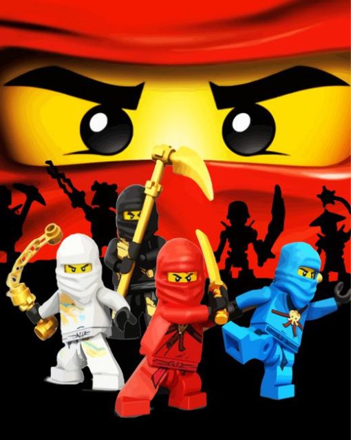 Ninjago Animation paint by number