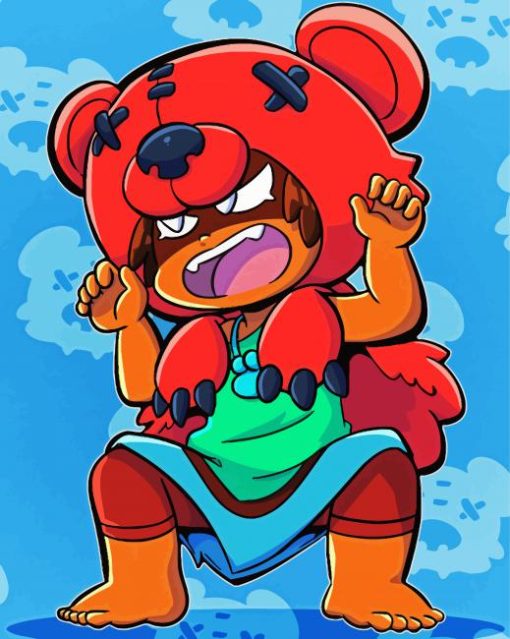 Nita Brawl Stars Game paint by numbers