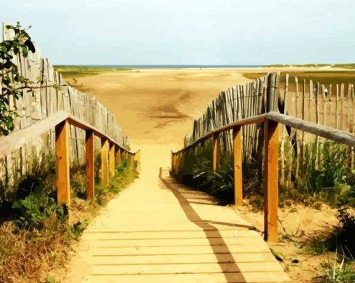 North Norfolk Coast paint by number