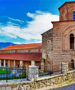 Ohrid Saint Sophia Church paint by number