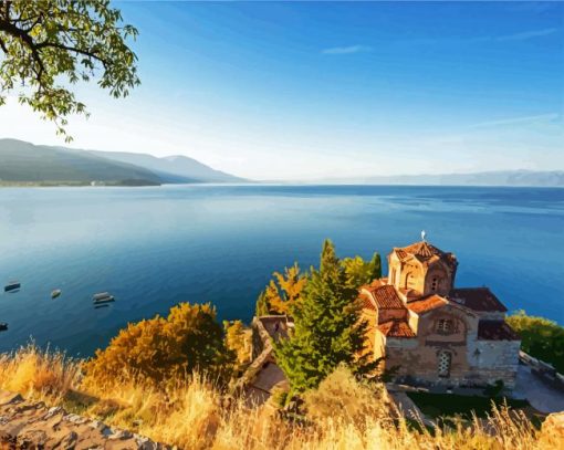 Ohrid Lake paint by number