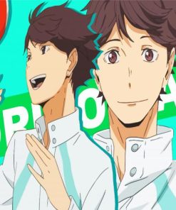 Oikawa Haikyuu Anime paint by number