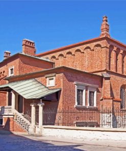 Old Synagogue Krakow paint by number