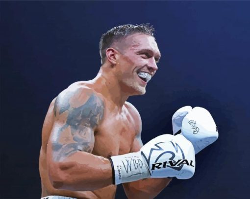 Oleksandr Usyk paint by number