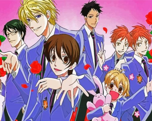 Ouran High School Host Club Anime paint by number