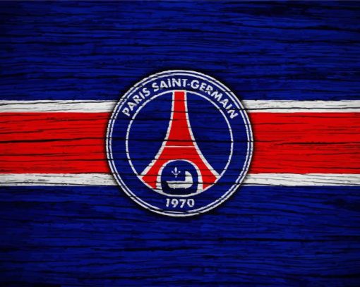 PSG Football Club Logo paint by number