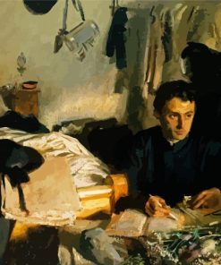 Padre Sebastiano By John Sargent paint by numbers