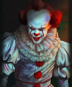 Pennywise Teh Scary Clown paint by number