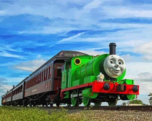 Percy Thomas And Friends paint by numbers