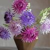 Pink Purple Chrysanthemum Vase paint by number