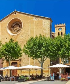 Plaça Major Pollença Pollensa Main Square Pollensa paint by number