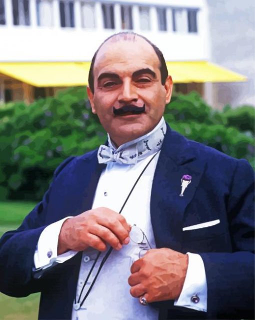 Poirot Character paint by number