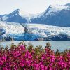 Portage Glacier Alaska paint by number