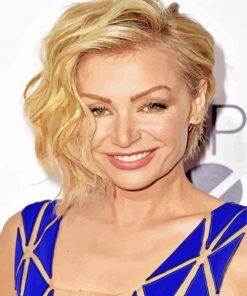 Portia De Rossi Actress paint by number