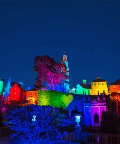 Portmeirion Rainbow Lights paint by number