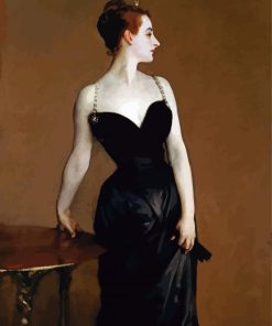 Portrait Of Madame X By Sargent paint by numbers