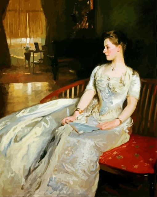 Portrait Of Mrs Cecil Wad By Sargent paint by numbers