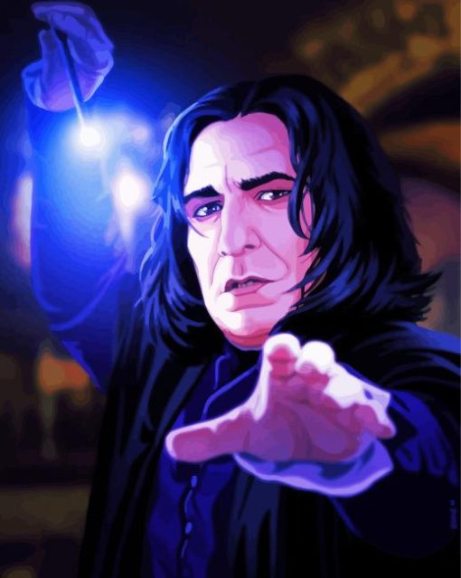 Professor Severus Snape paint by number