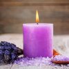 Purple Candle Meaning paint by numbers