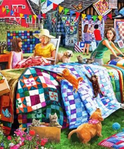 Quilting Festival paint by number