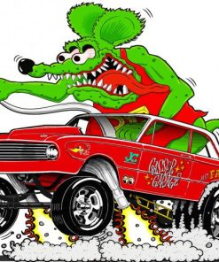 Rat Fink Arts paint by numbers