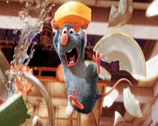 Ratatouille Movie Character paint by number