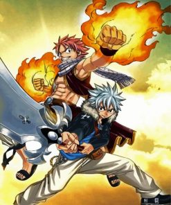 Rave Master Characters paint by numbers