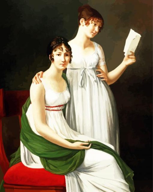 Regency Women paint by numbers