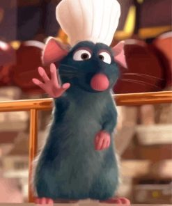 Remy Ratatouille paint by number