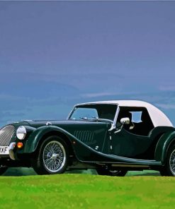 Retro Morgan Car paint by number