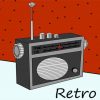 Retro Radio paint by numbers