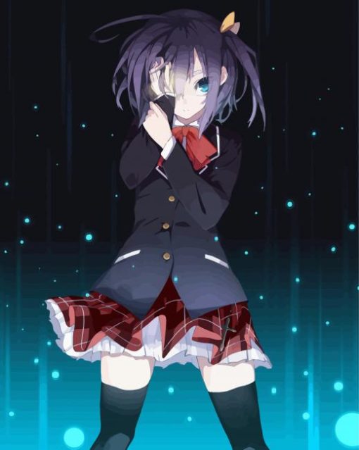 Rikka Anime Character paint by number