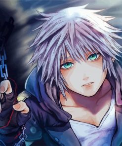 Riku Kingdom Hearts paint by number