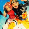 Sakura Haruno And Naruto Uzumaki paint by numbers