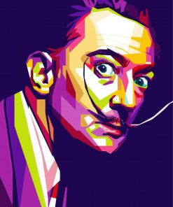 Salvador Dali Pop Art paint by numbers