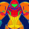 Samus Poster paint by numbers