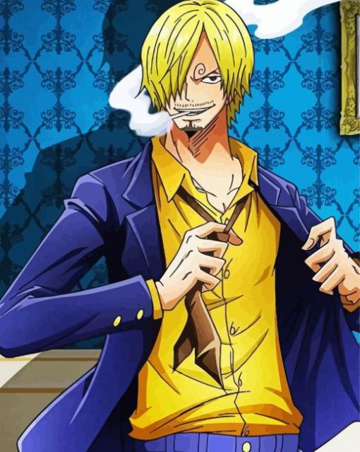 Sanji Black Leg paint by numbers