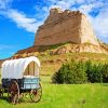 Scotts Bluff National Monument Nebraska paint by number