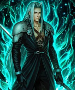 Sephiroth Art paint by numbers