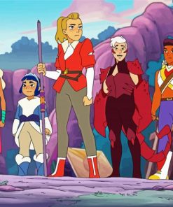 She Ra And The Princesses Of Power paint by numbers