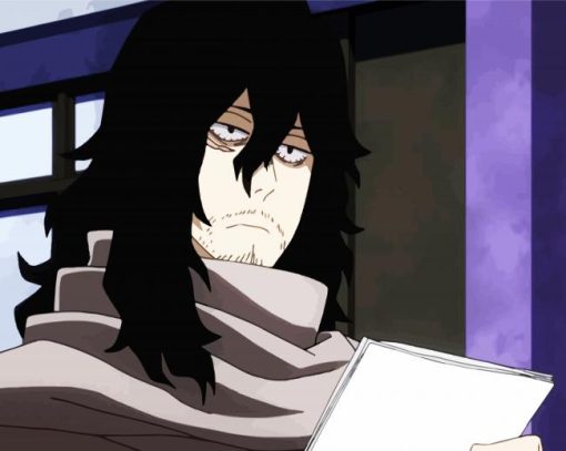 Shota Aizawa Anime Character paint by numbers