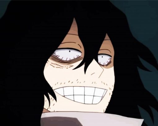 Shōta Aizawa My Hero Academia Anime Character paint by number