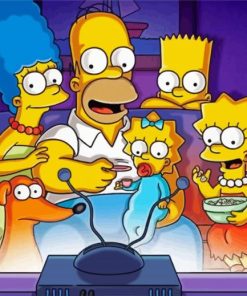 The Simpsons paint by numbers