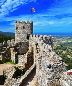 Sintra Castelo Dos Mouros paint by numbers